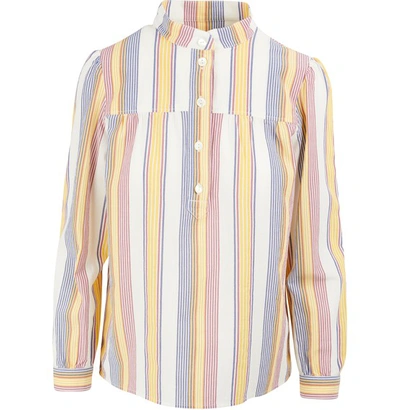 Shop A.p.c. Loula Blouse In Multicolour