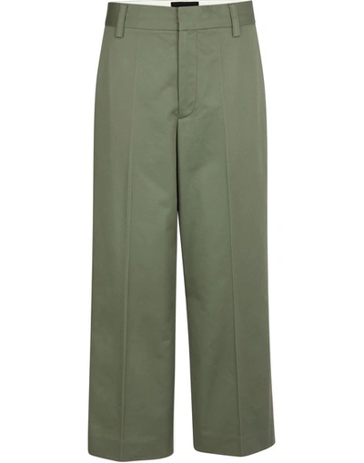 Shop Marc Jacobs The Chino" Trousers In Army Green