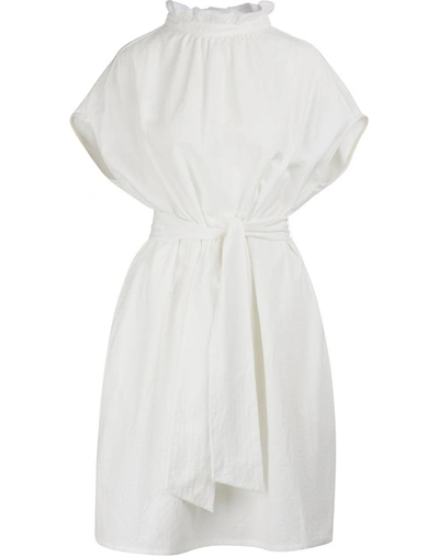 Shop Atlantique Ascoli Pensee Dress In Natural/white