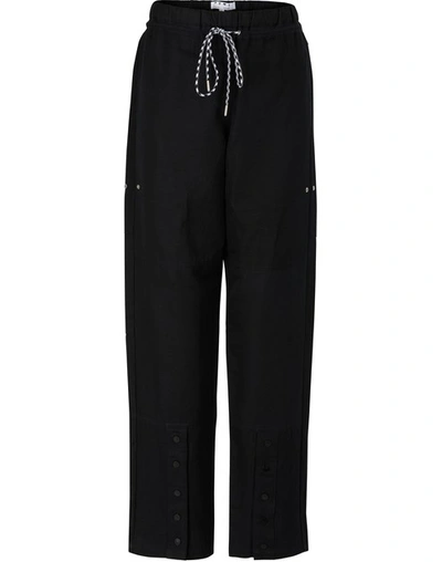 Shop Proenza Schouler Drawstring Trousers In 00200 Black