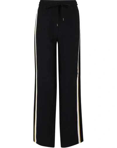 Shop N°21 Striped Trousers In Black/yellow