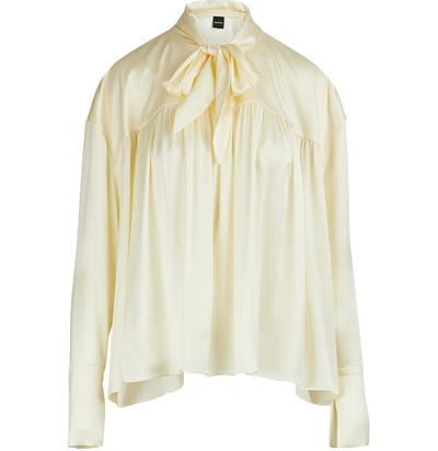 Shop Magda Butrym Calada Shirt In Cream