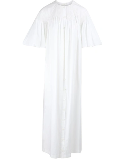 Shop Chloé Long Shirt Dress In White