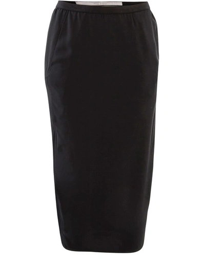 Shop Rick Owens Pencil Skirt In Black