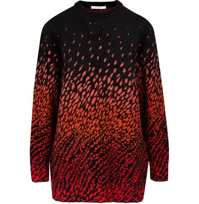 Shop Givenchy Crew-neck Pullover In Noir Rouge