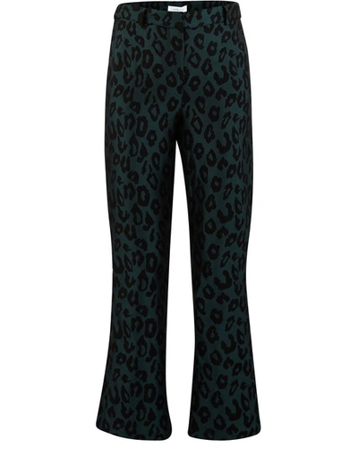 Shop Anine Bing Cindy Trousers In Leopard