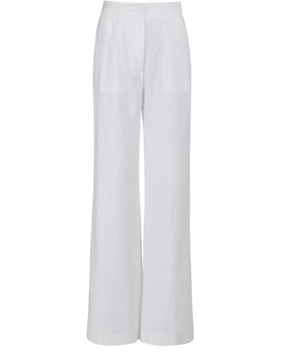 Shop Dries Van Noten Lightweight Pants In White