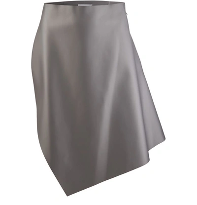 Shop Coperni Motion Skirt In 860 Silver