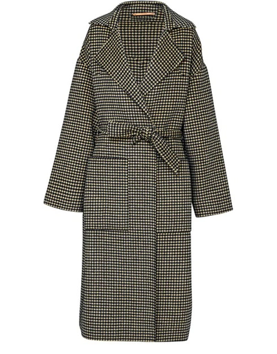 Shop Nanushka Alamo Coat In Houndstooth