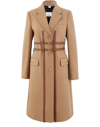 Shop Burberry Callington Long Coat In Camel