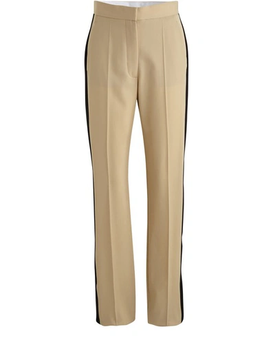 Shop Stella Mccartney Wool Trousers In 2600 - Sand