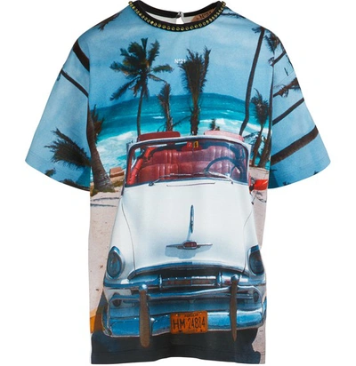 Shop N°21 Printed T-shirt In Print Blue