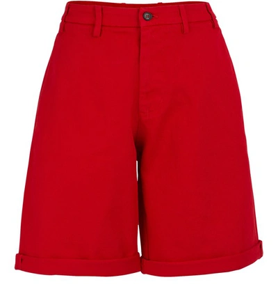 Shop N°21 Cotton Shorts In Red