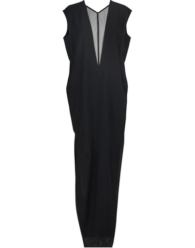 Shop Rick Owens Dagger Maxi Dress In Black