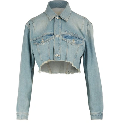 Shop Givenchy Jacket In Bleu Claire