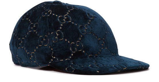 gucci velour hat
