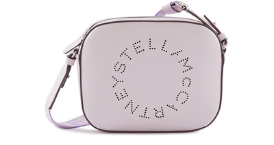Shop Stella Mccartney Mini Stella Logo Bag In 5310 Lilac