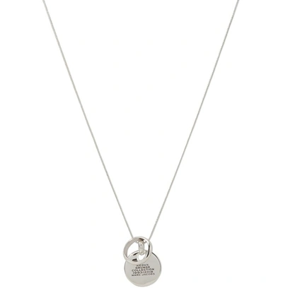 Shop Marc Jacobs Redux Grunge Pendant In Silver