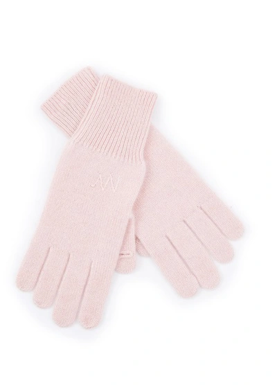 Shop Alexandra Golovanoff E-gloves In Blush