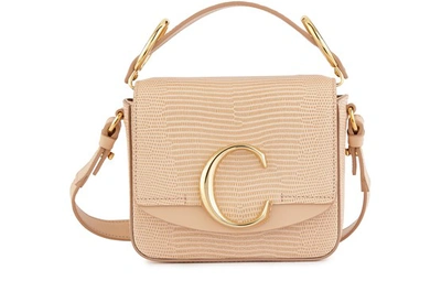 Shop Chloé C Mini Bag In Delicate Pink