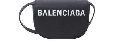 Shop Balenciaga Xs "ville" Crossbody Bag In 1000
