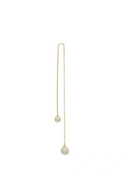 Shop Delfina Delettrez Fishing For Compliments Single Earring In Yellow Gold