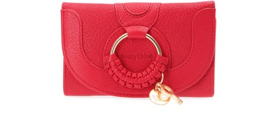 Shop See By Chloé Hana Compact Wallet In Radiant Red