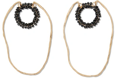 Shop Jacquemus Kiwi Earrings In Black