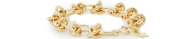 Shop Imai Entrelacs Bracelet In Gilded Gold