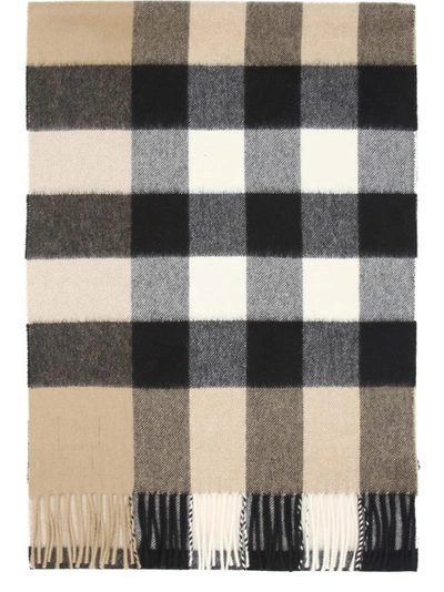 Shop Burberry Big Scarf In Archive Beige