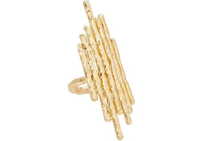 Shop Alican Icoz Venini + Attico Ring In Gold