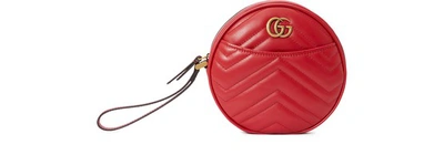 Shop Gucci Gg Marmont Purse In Red