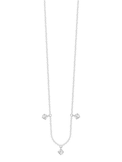 Shop Vanrycke Stardust Necklace In Or Blanc