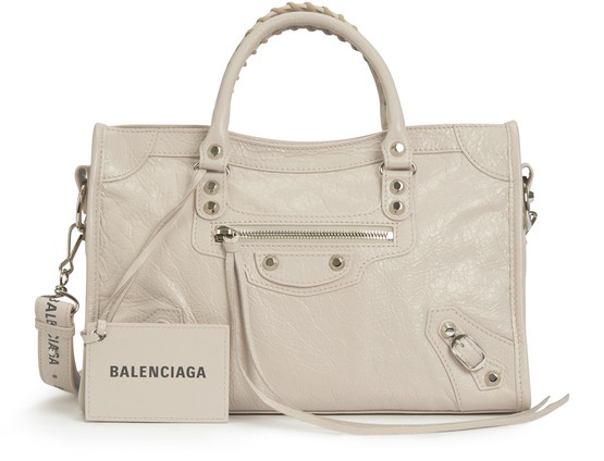 Balenciaga Classic City Mini Shoulder Bag In Beige/ L Black | ModeSens