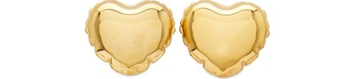 Shop Marc Jacobs The Ballon Heart" Earrings In Gold