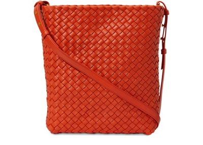 Shop Bottega Veneta Crossbody Bag In Poppy