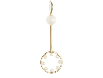 Shop Delfina Delettrez Bubble Single Earring In Yellow Gold