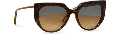 Shop Marni Sunglasses In Tortoise