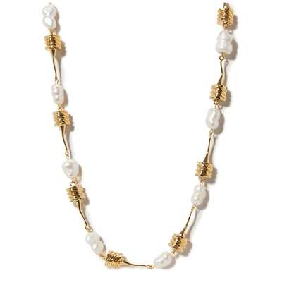 Shop Alican Icoz X Attico, Torsado Necklace In Gold