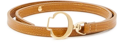 Shop Chloé Belt In Dusty Camel