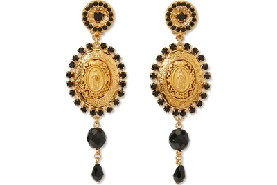 Shop Dolce & Gabbana Coins Earrings In Gold