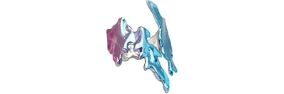 Shop Annelise Michelson Algae Ring In Iridescent Blue