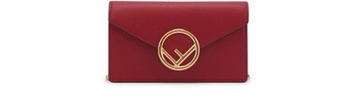 Shop Fendi Ff Belt Pouch Bag In Fragola