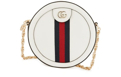 Shop Gucci Ophidia Crossbody Bag In White