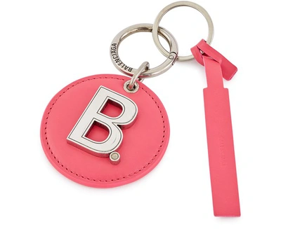 Shop Balenciaga Mirror Key Ring In 5611