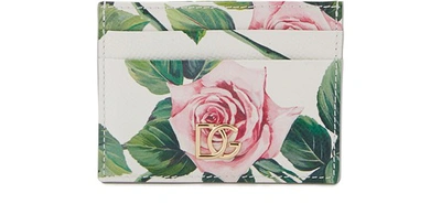 Shop Dolce & Gabbana Card Holder In Rosa