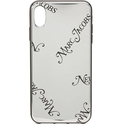Shop Marc Jacobs Iphone Xs Max Case In Silver