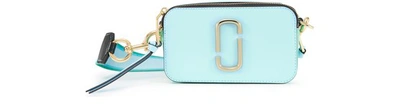 Shop Marc Jacobs Snapshot Crossbody Bag In Light Blue Multi