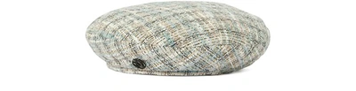 Shop Maison Michel New Billy Beret In Multi