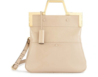 Shop Fendi Shopping Flap S Handbag In Amido